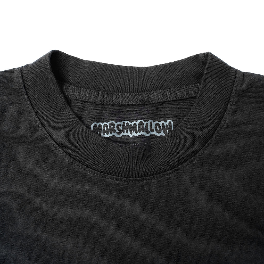 MARSHMALLOW TEXT LOGO T-SHIRT (NAVY)