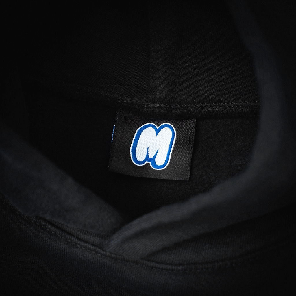 MARSHMALLOW TEXT LOGO HOODIE (NAVY)